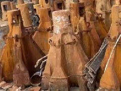 出租孔径1.8米二手九成新打桩机锤头
